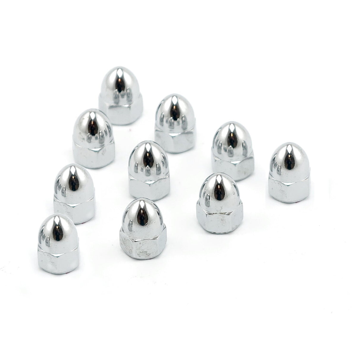 Colony 5/16-24 acorn nuts chrome - High Crown