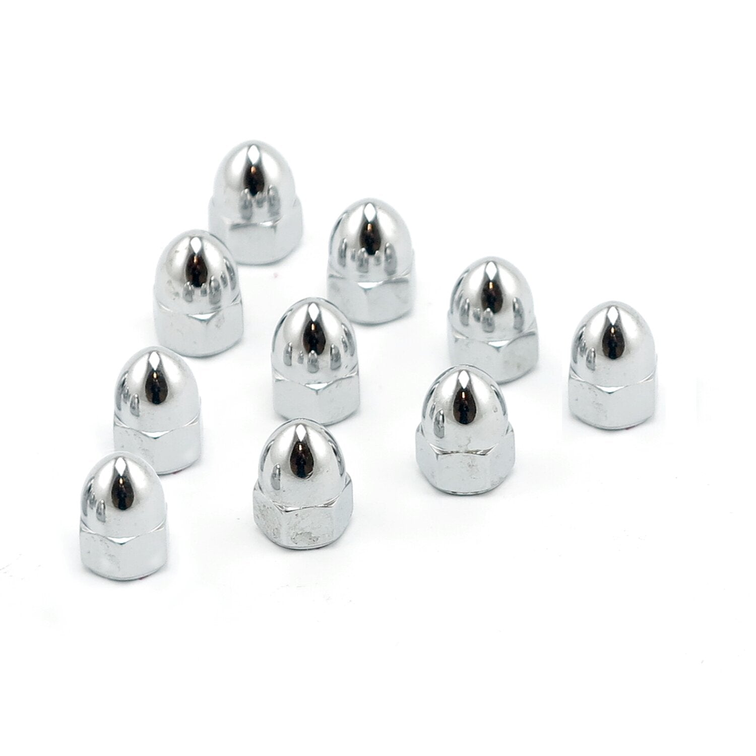 Colony 1/2-20 acorn nuts chrome - High Crown