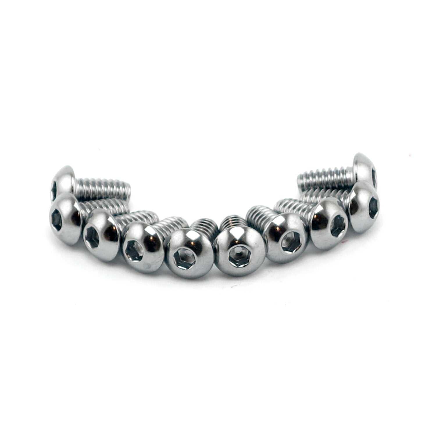 Colony 1/4-20 x 2-1/2 button head allen bolts chrome
