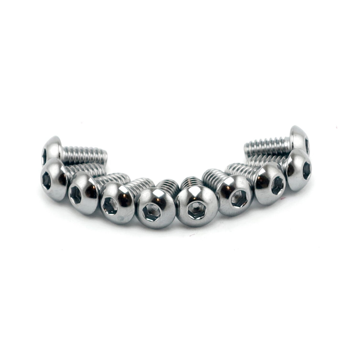 Colony 10-24 x 3/8 button head allen bolts chrome