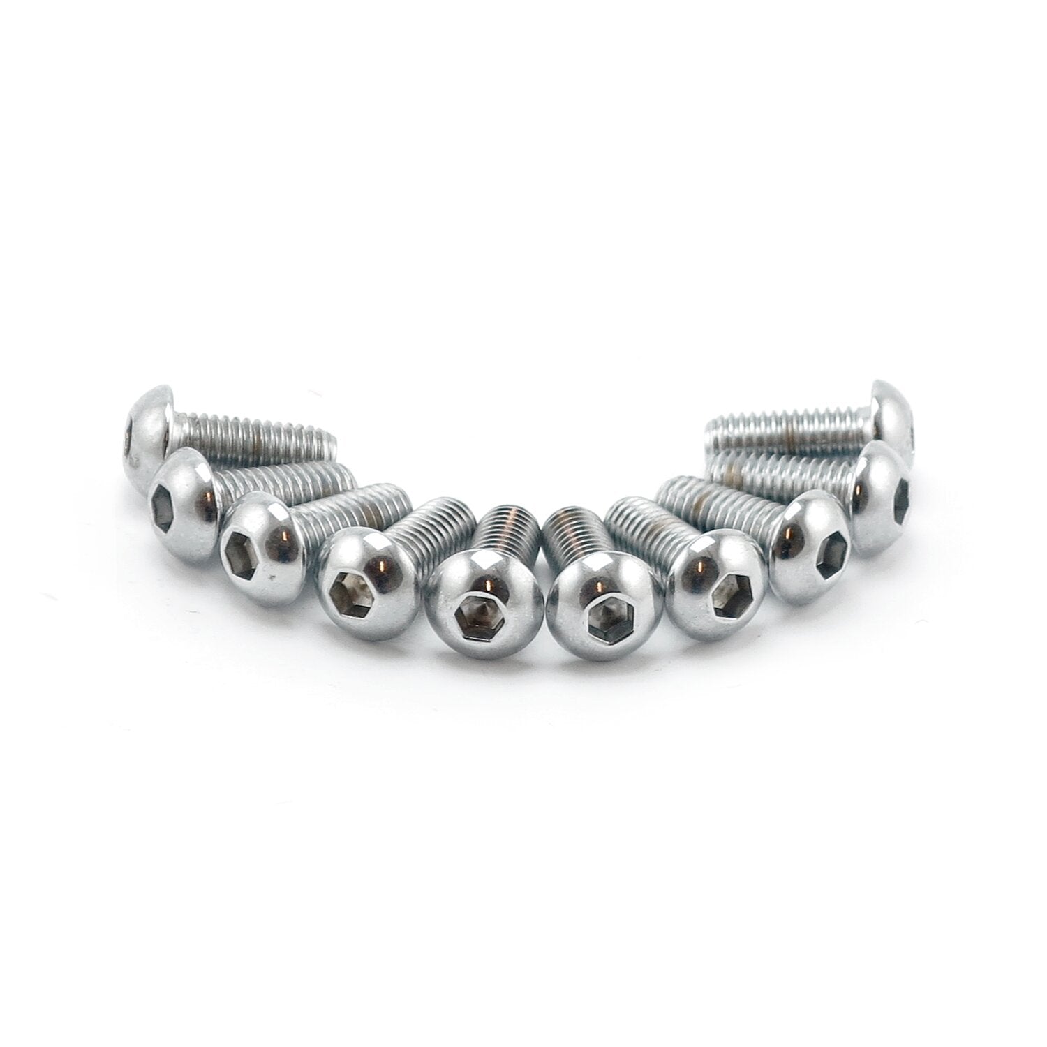 Colony 6mm x 50mm button head allen bolts chrome