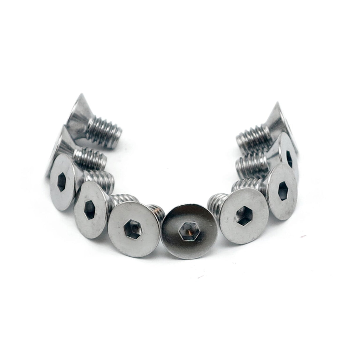 Colony 5/16-24 x 1 flat head allen bolts chrome