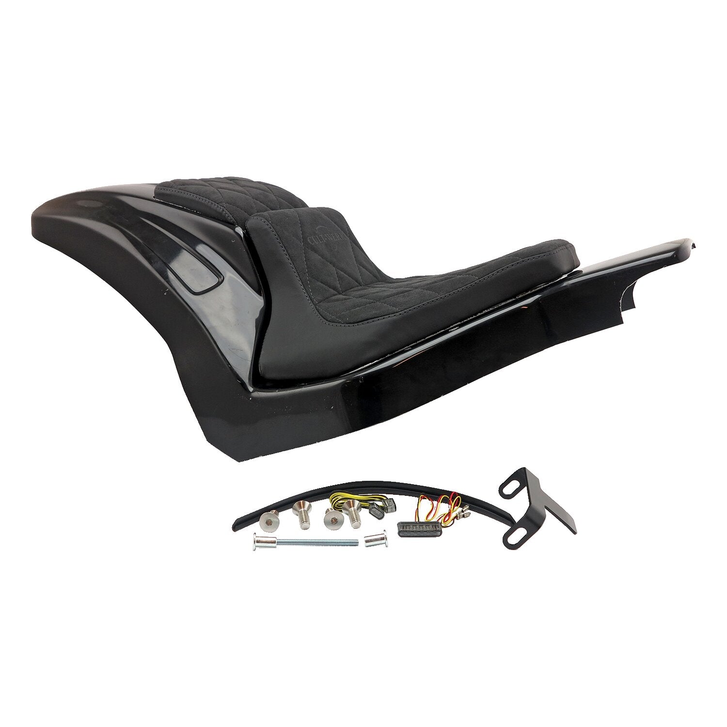 Cult-Werk Softail wide fender kit 'Racing' - 2-up seat