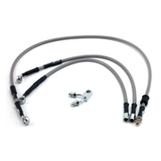 MCS by Goodridge brake line front stainless clear coated