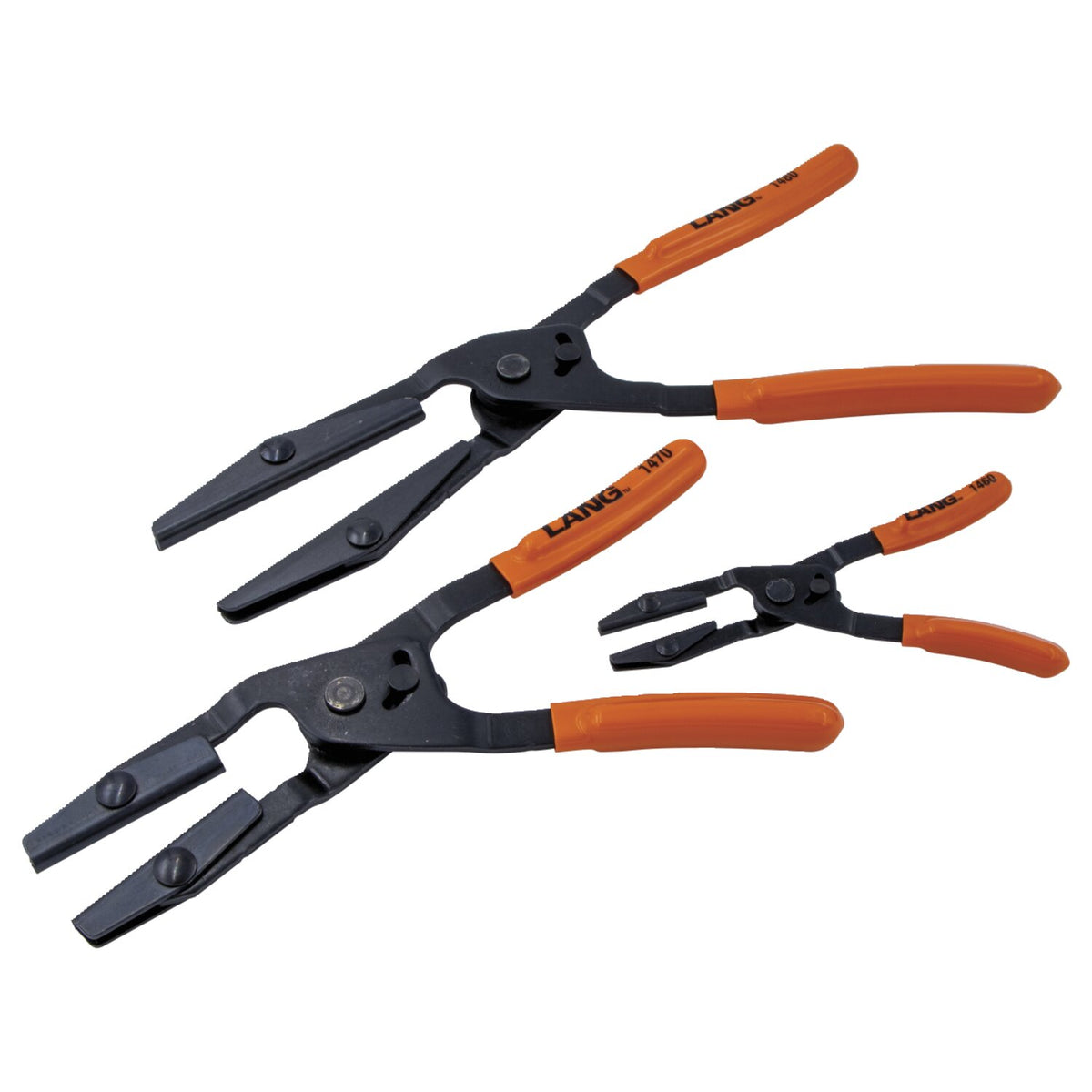 Lang Tools angled hose pinch-off plier set