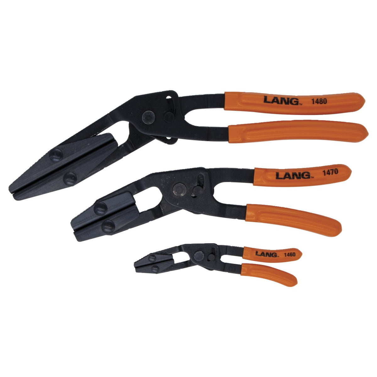 Lang Tools angled hose pinch-off plier set