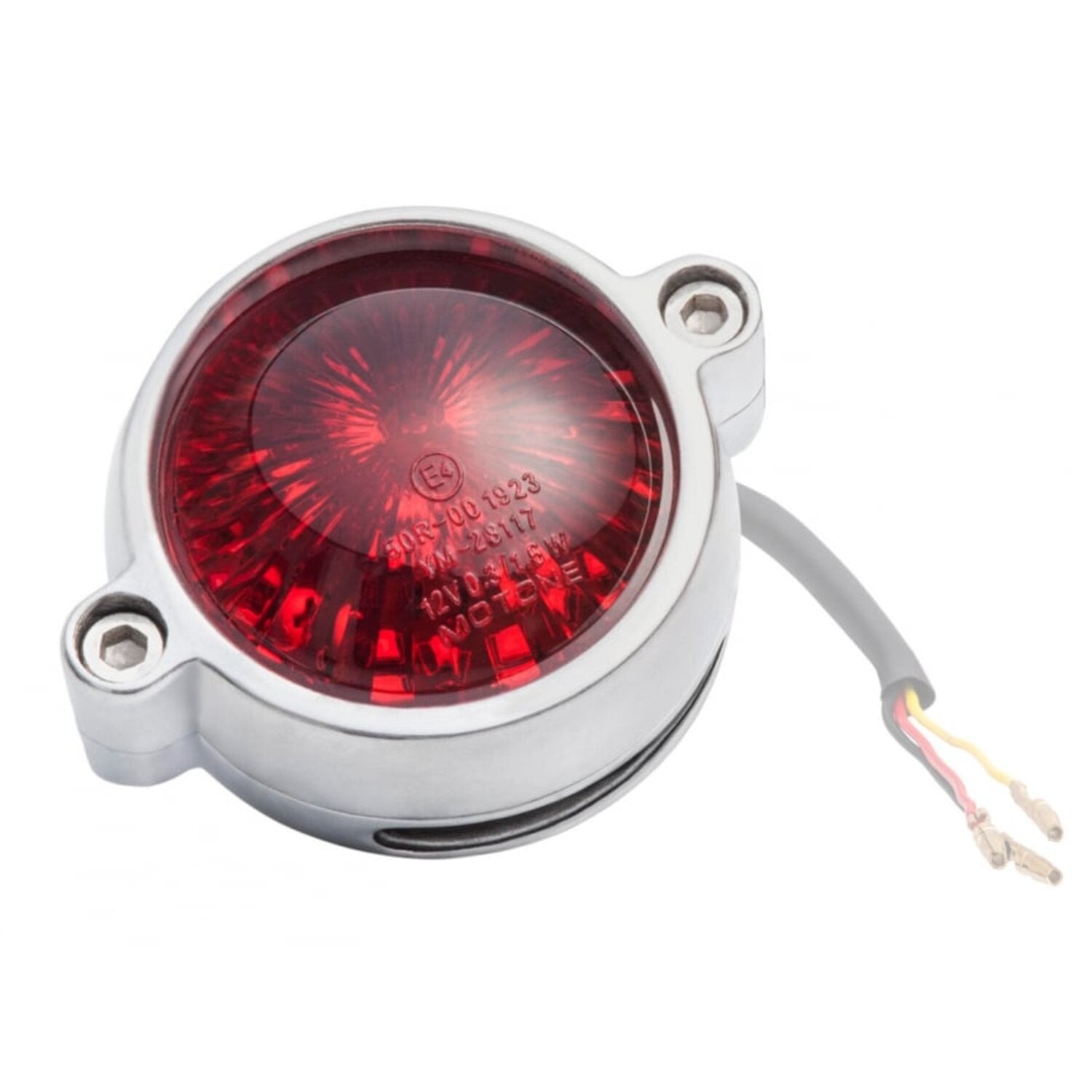 Motone Eldorado LED taillight - Polished no bracket - ECE