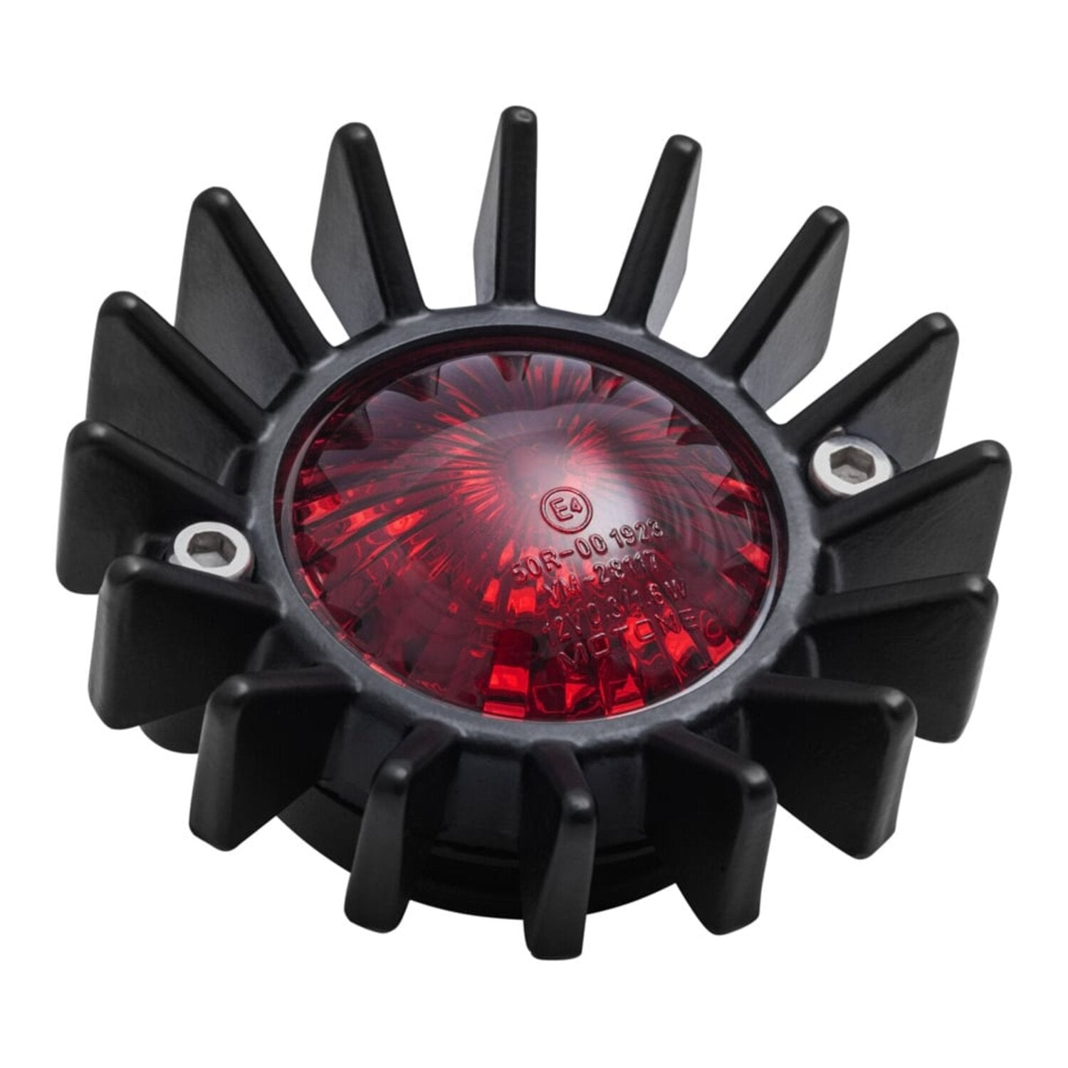 Motone Big Fin LED taillight - Black no bracket - ECE