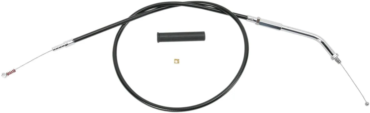 Drag Specialties Black Vinyl Idle Cable 32.5 inch Housing