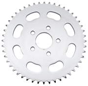 Zodiac Chrome Plated Rear Sprocket with Oval Cutouts – Final Drive