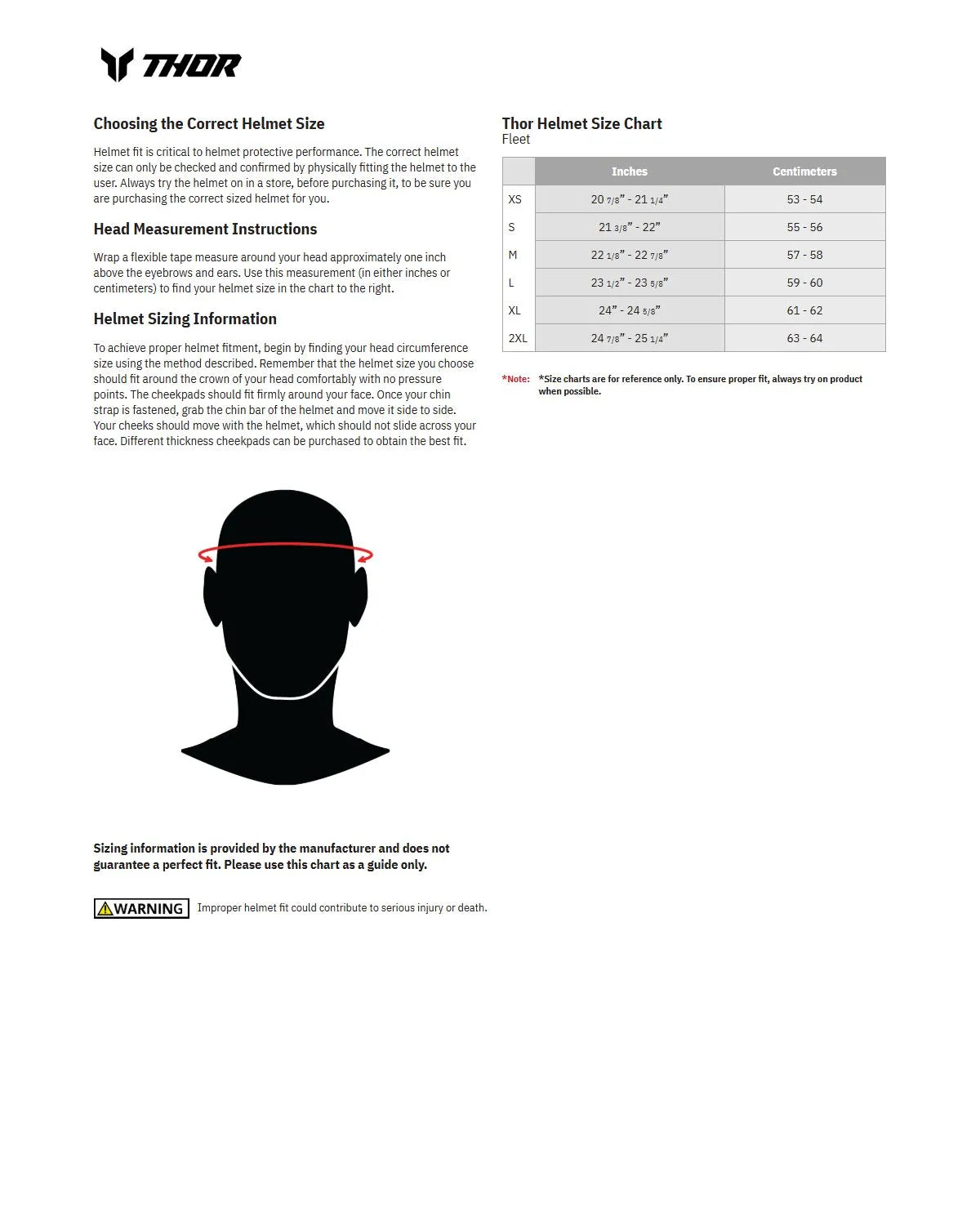 Thor Fleet Whiteout Helmet