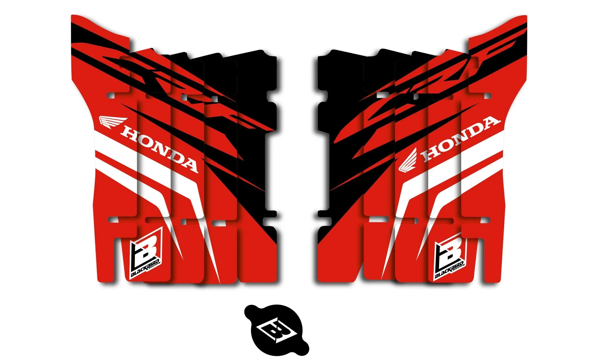 Blackbird Racing Rad Louver Decals For Honda