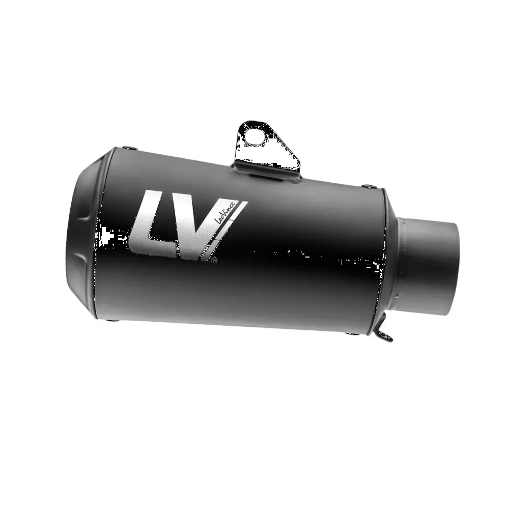 Leovince LV-10 Fuld Sort Slip-on Lyddæmper - ECE Godkendt