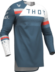 Thor Sportmode League Jersey - Blue/Red/White/Light Gray