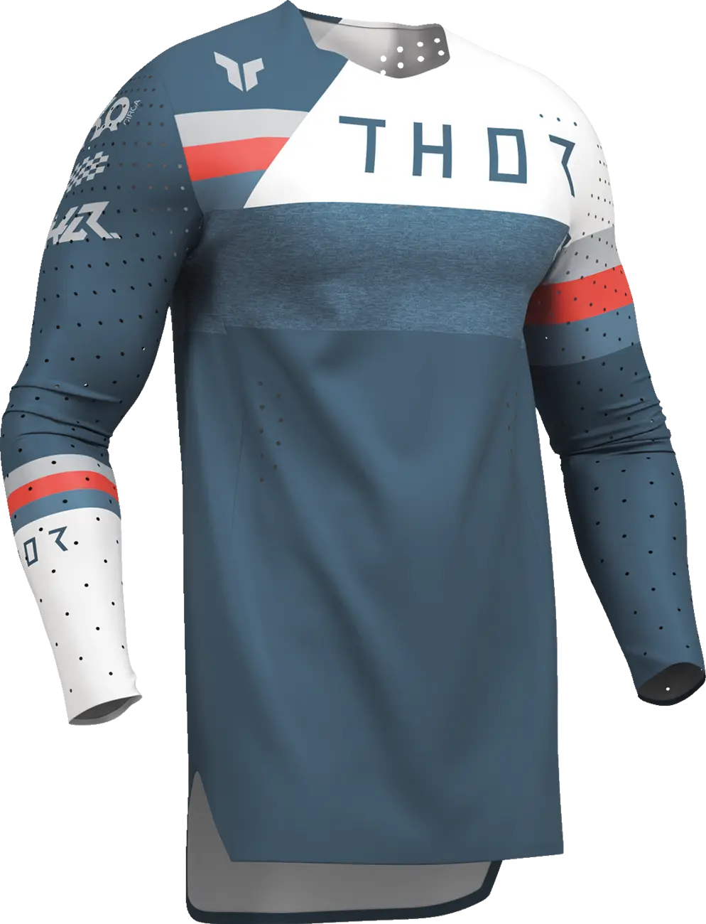 Thor Sportmode League Jersey - Blue/Red/White/Light Gray