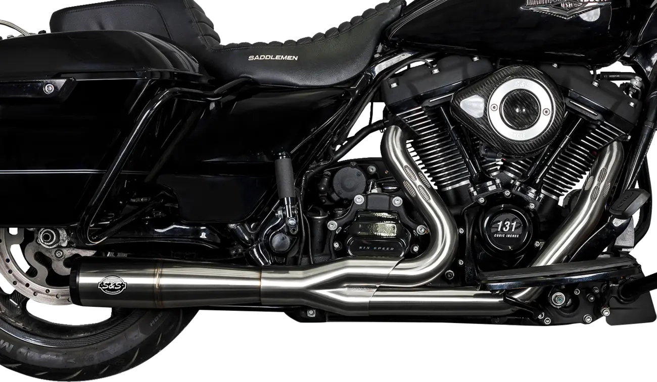 S&S Cycle Diamondback 2-i-1 Udstødning til M-Eight