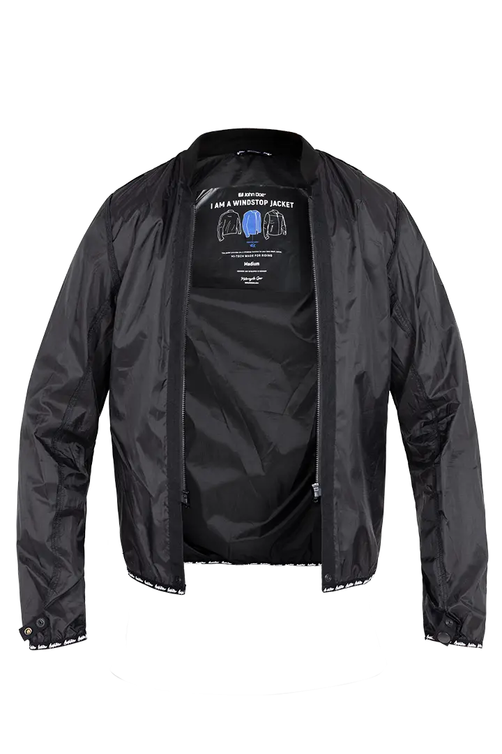 John Doe Women's Aero Mesh Windblock Inner Jacket - Black