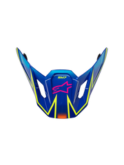 Alpinestars S-M7 Cast Helmet Visor Blue/Yellow/Pink