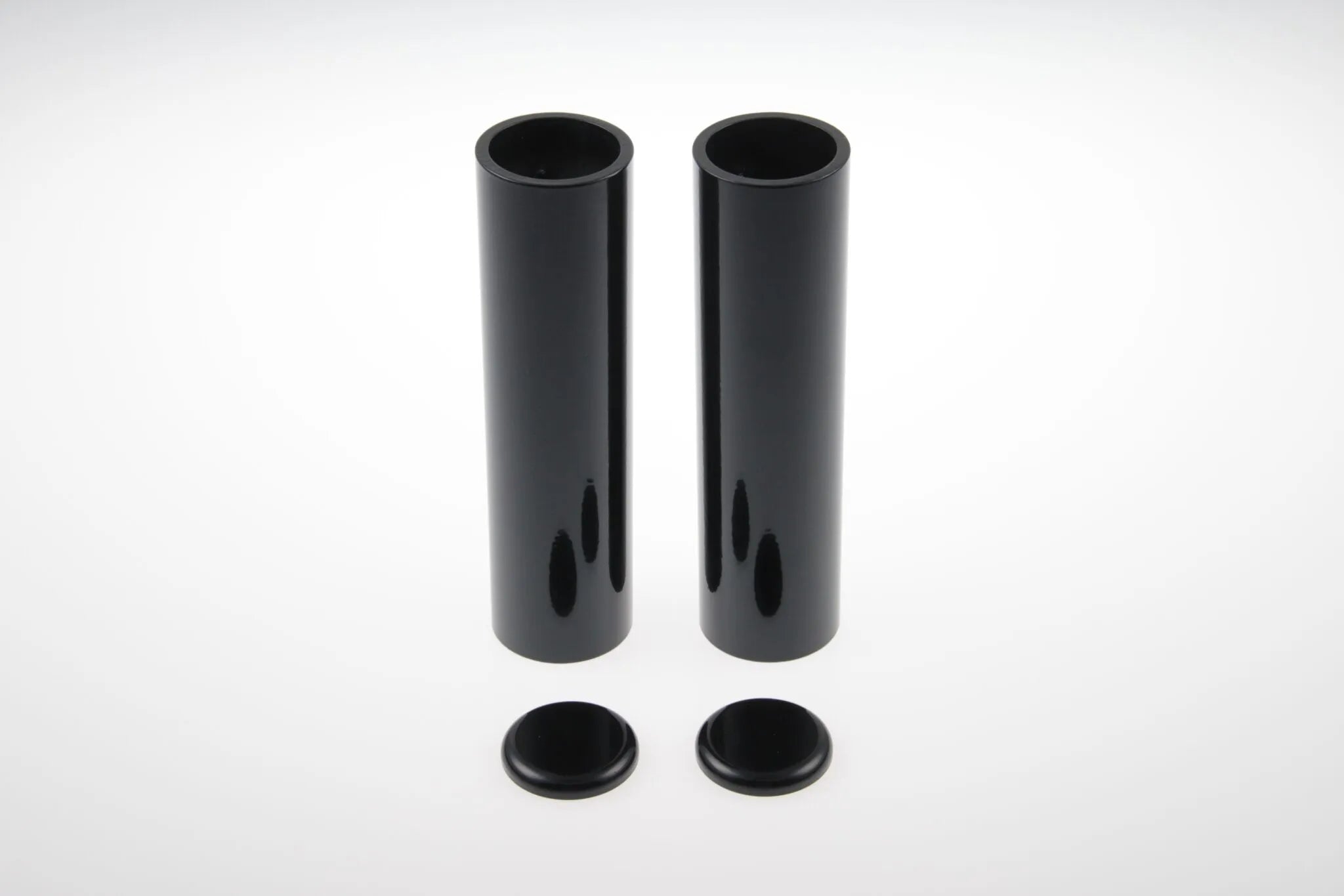 Cult Werk Fork Covers - Gloss Black Aluminum
