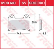 Trw All Round Sintered Metal Brake Pads - Front