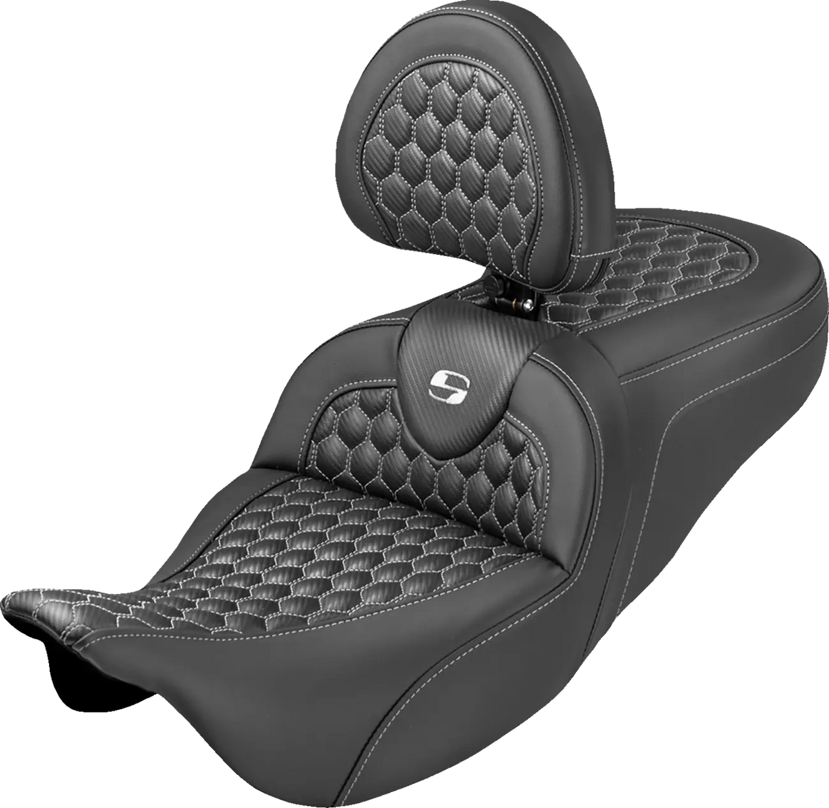 Saddlemen Roadsofa Seat White Stitch