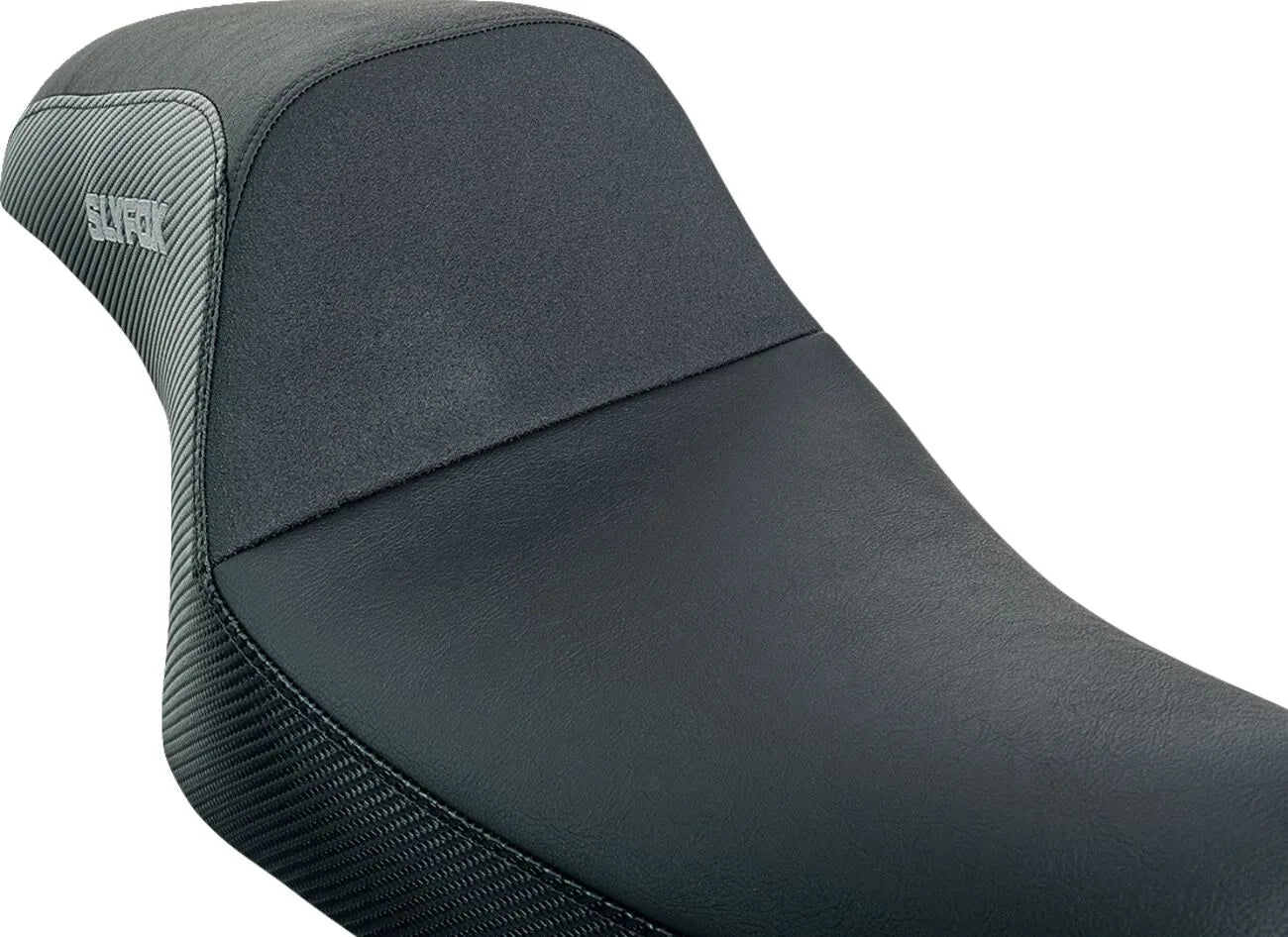 Slyfox Drifter Seat - Black Vinyl Motorcycle Seat
