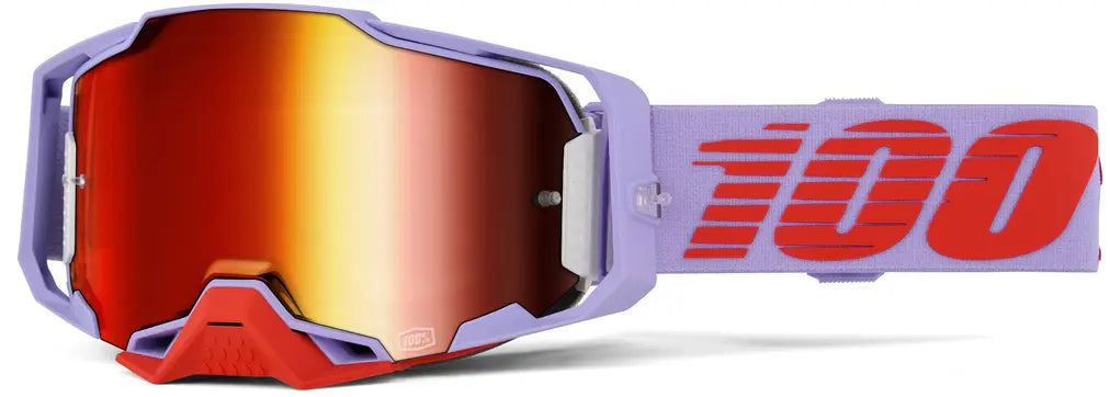 100% Armega Fausto Red Mirror Goggle