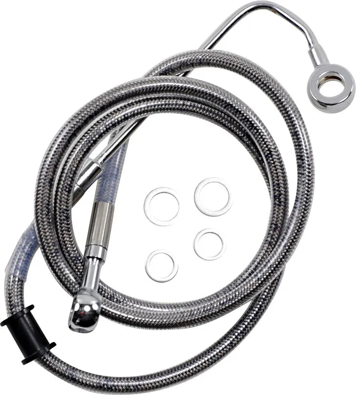 Drag Specialties Forlænget Bremse Slange Til Abs - 43.75"
