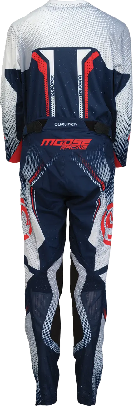 Moose Offroad Youth Qualifier Pants - Blue/Red/White