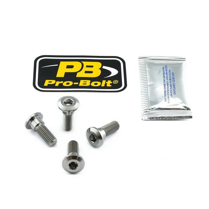 Pro Bolt Titanium Bremse Rotor Monteringsbolt Kit