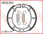 Trw Bremse Sko - Organisk Base - 180 Mm Diameter - Bag