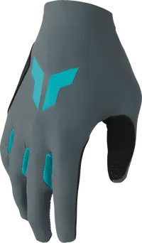 Thor Women's Sportmode Iconic Mx Gloves - Aqua/Black/Gray