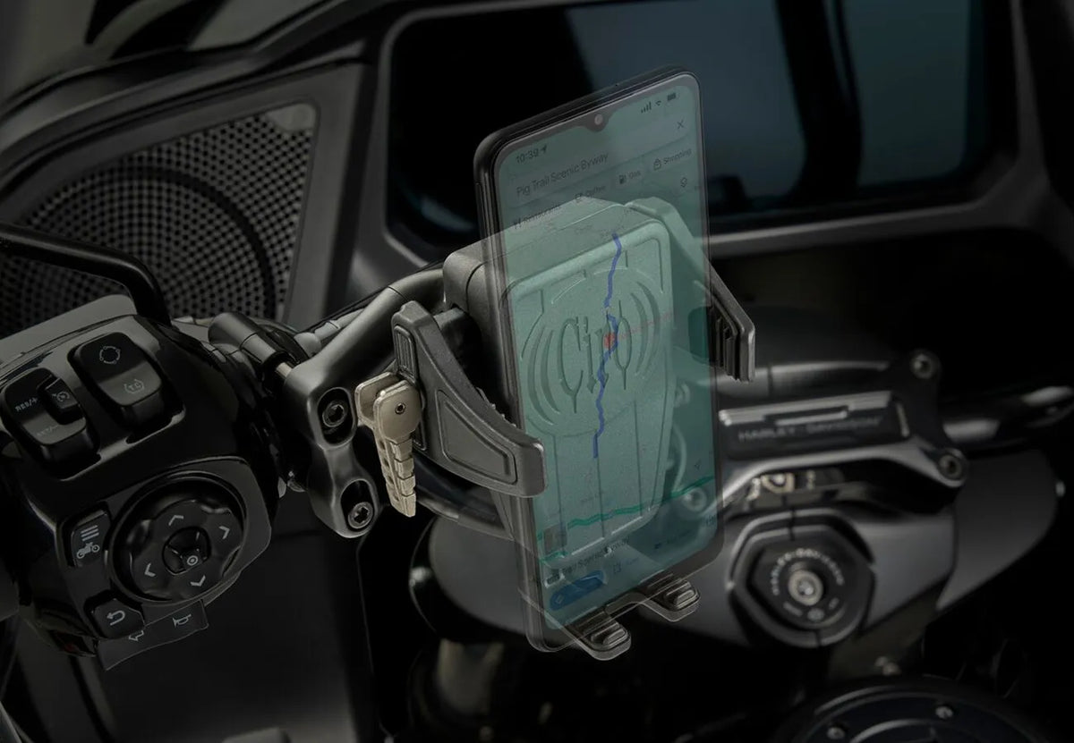 Ciro Cybercharger Phone Holder with Offset Perch Mount - Black - 55311