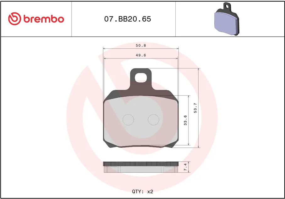 Brembo Genuine Sinter Prime Line Brake Pads