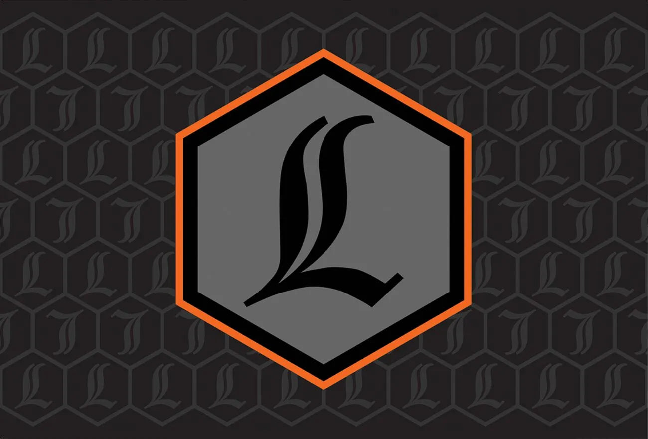 Legend Suspension Revo Arc Reservoir Decal - Black & Orange