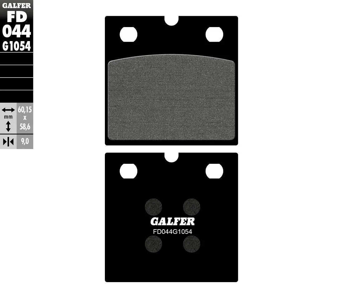 Galfer Semi-metallic Brake Pads For Oem Replacement - Front