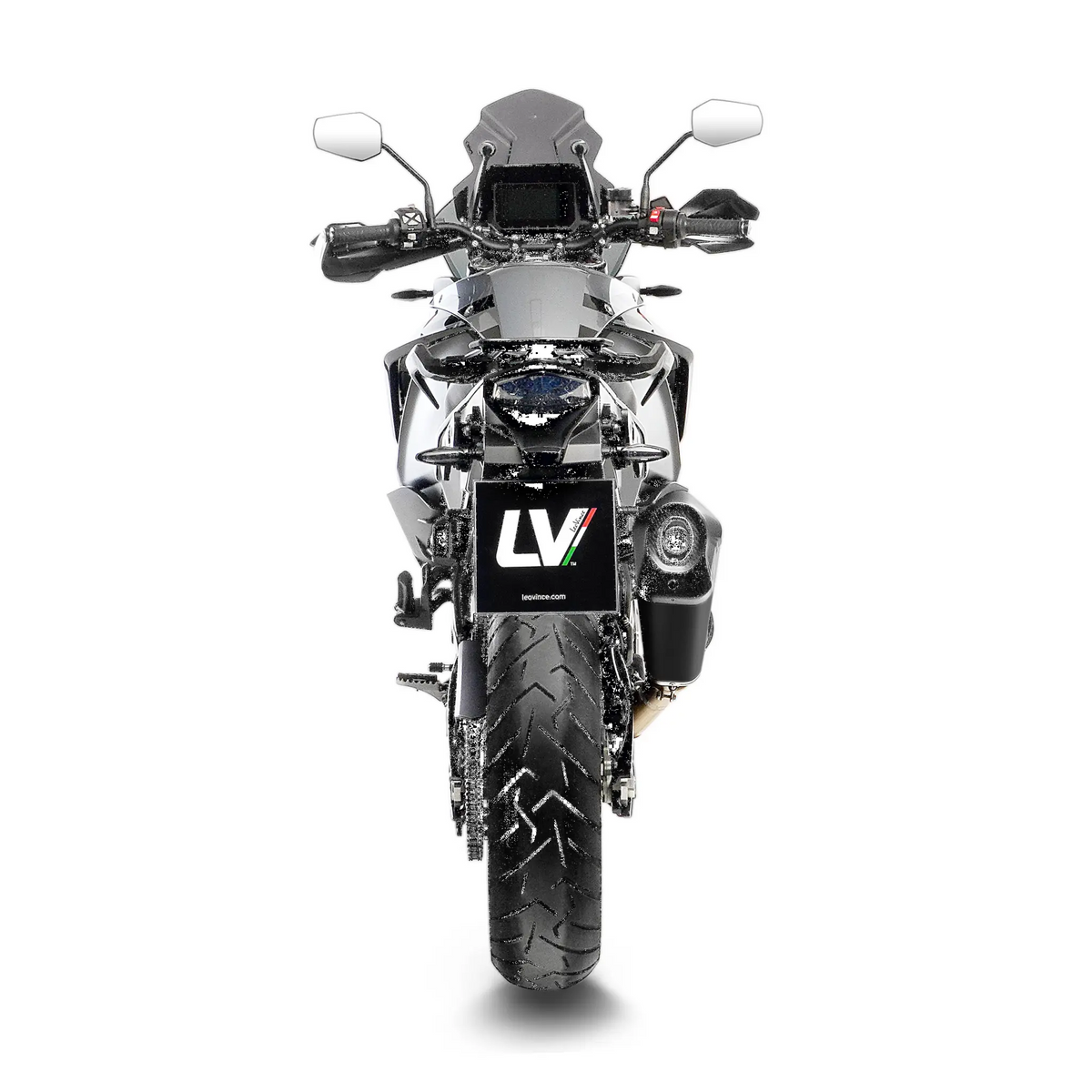 Leovince LV-12R Black Edition Slip-On Muffler for KTM ADV Super