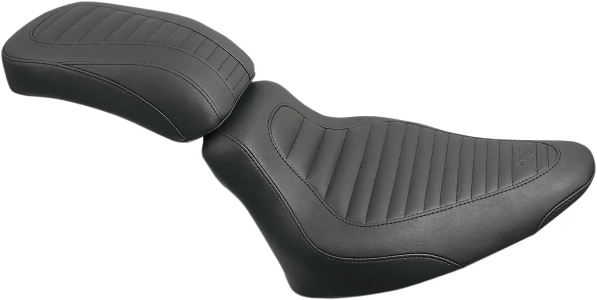 Mustang Tripper Solo Seat - Synthetic Leather