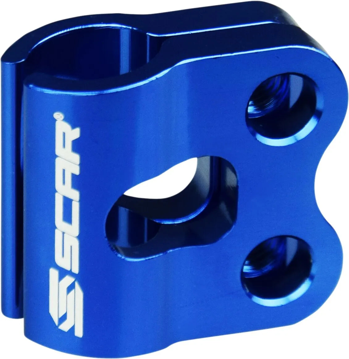 Scar Brakeline Clamp - Blue Aluminum Brake Hose Guide