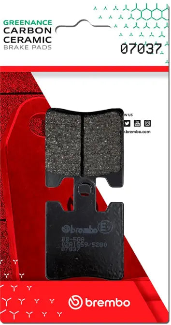 Brembo Prime Line Carbon Ceramic Brake Pad Set
