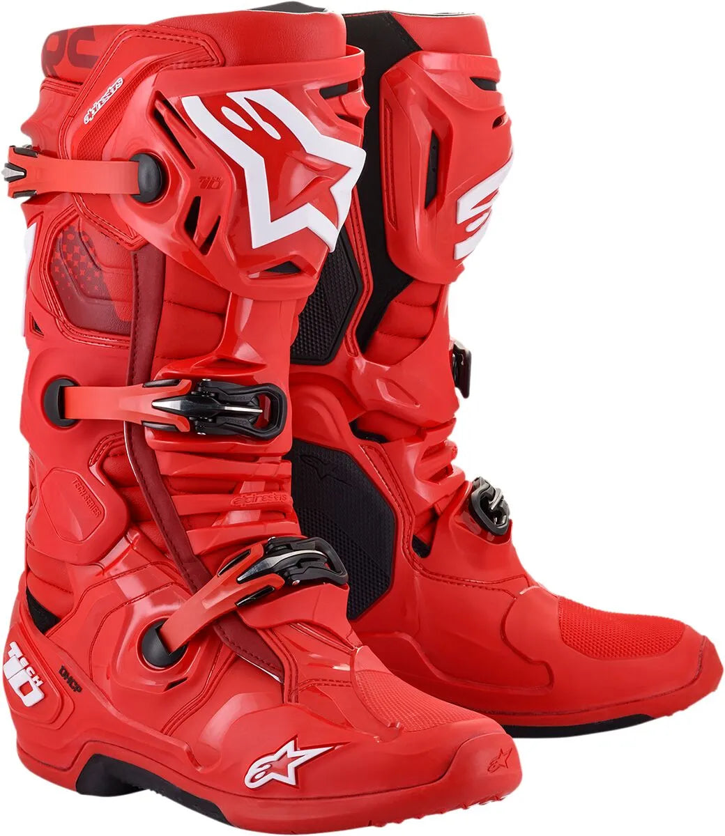 Alpinestars Tech 10 Boots Red