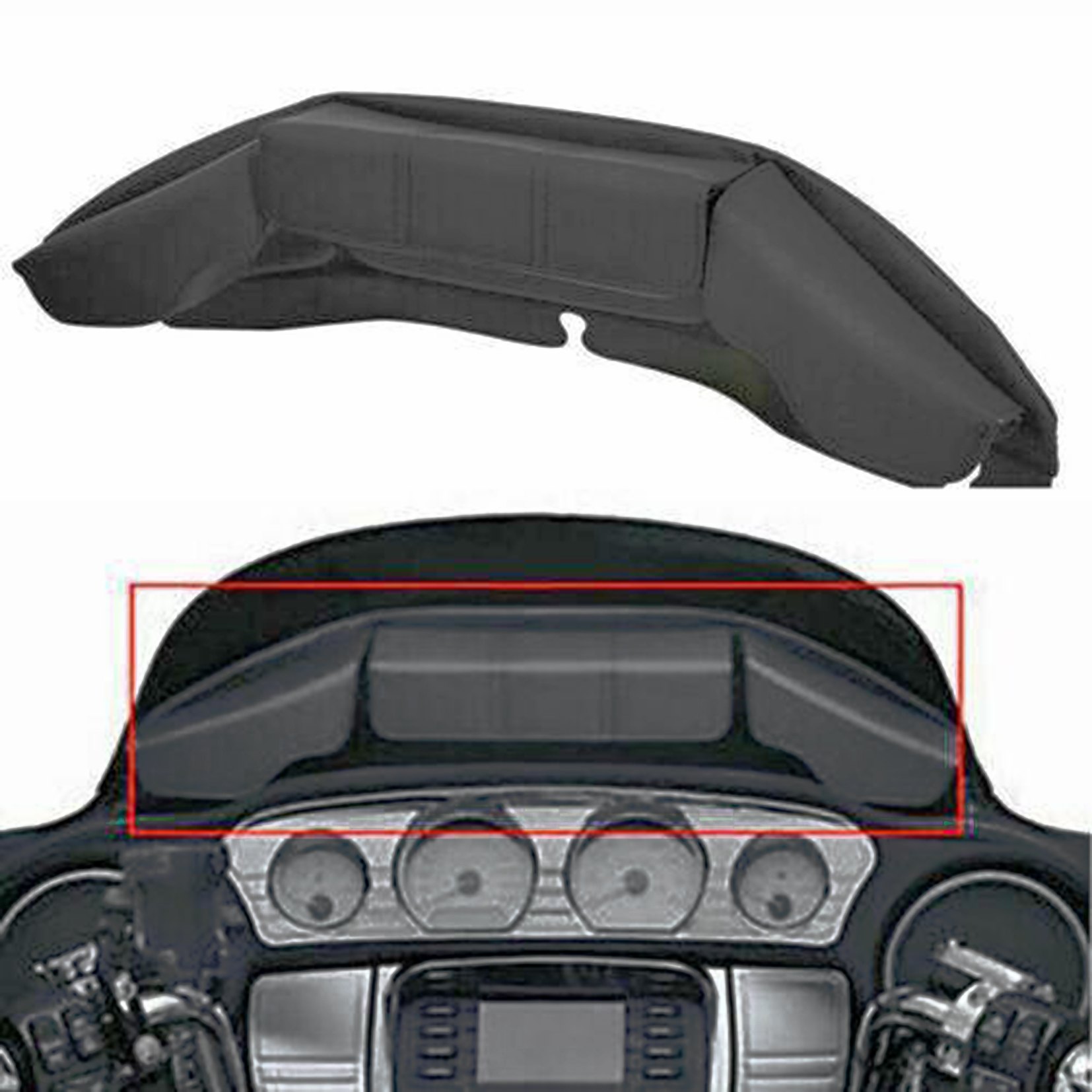 Zodiac Batwing Windshield Luggage Pouches