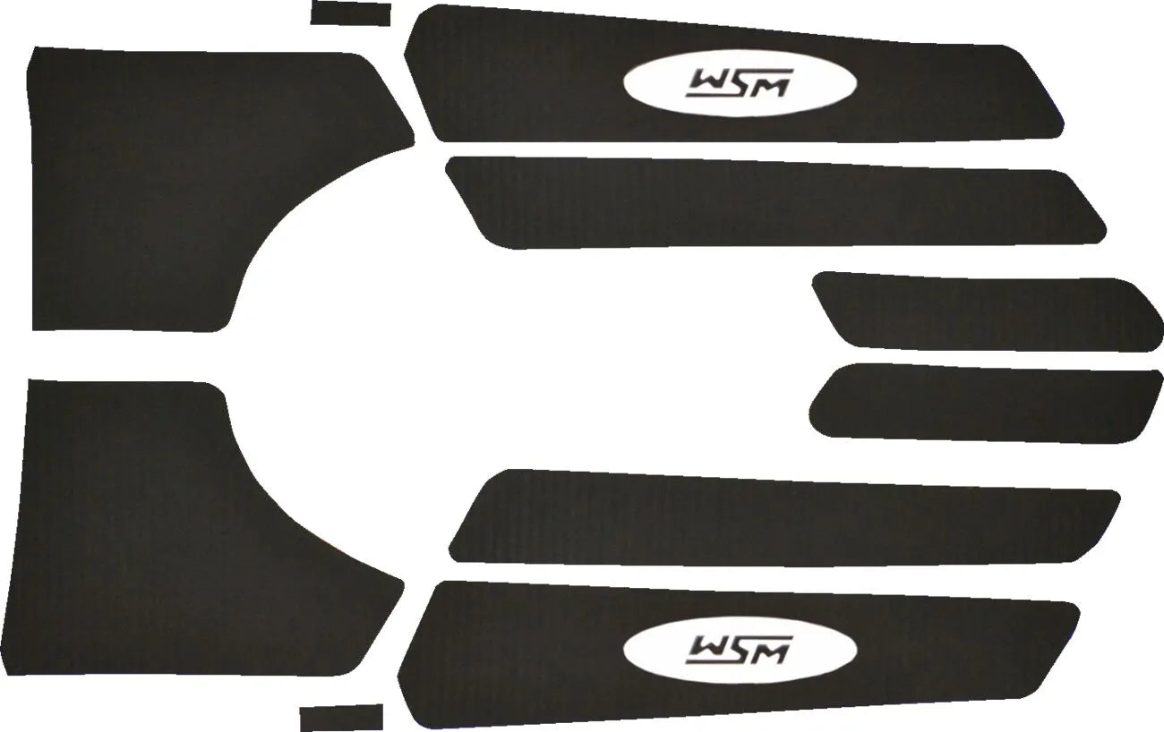 Wsm Black Traction Mat Set