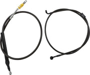 La Choppers Midnight Handlebar Cable/Brake Line Kit for 15"-17"
