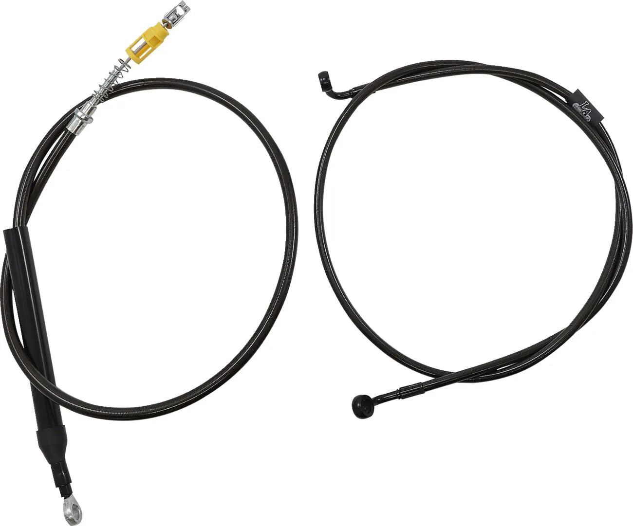 La Choppers Midnight Handlebar Cable/Brake Line Kit for 15"-17"
