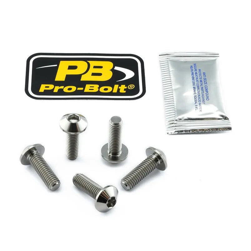Pro Bolt Titanium Bremse Rotor Monteringsbolt Kit