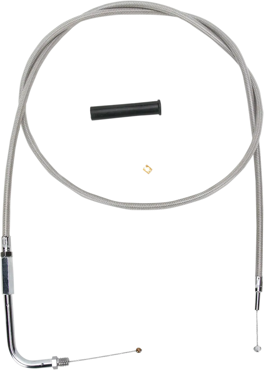 DRAG SPECIALTIES Stainless Braided Throttle Cable
