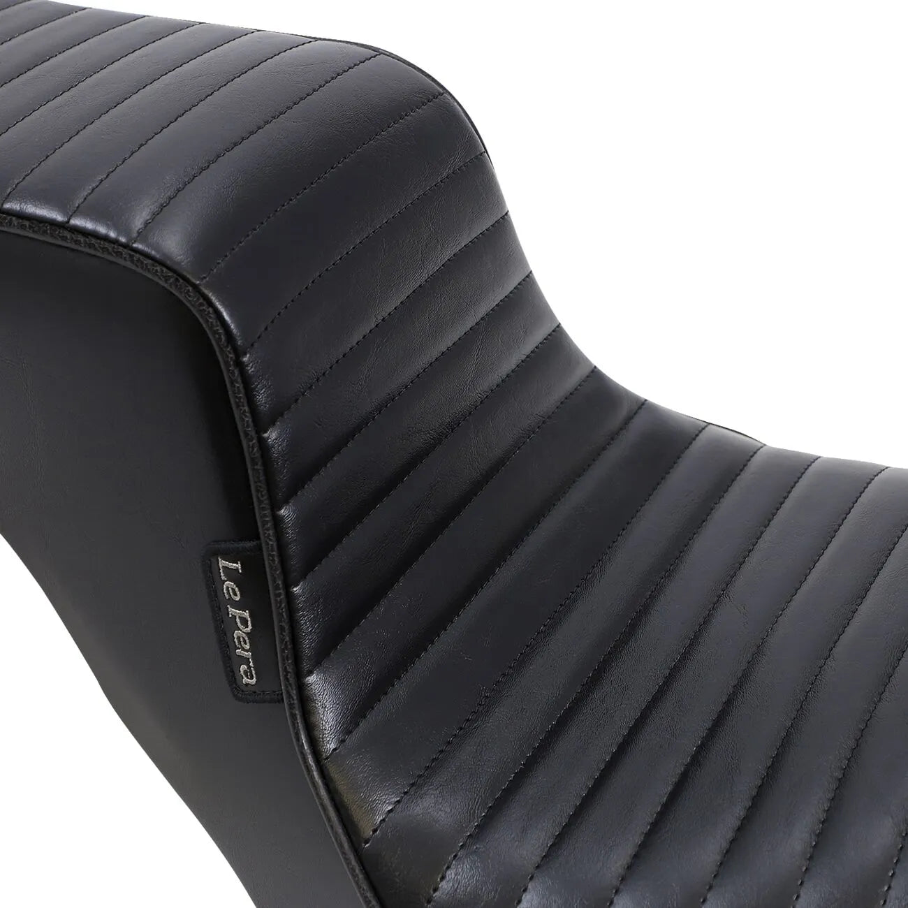 Le Pera Cherokee Seat - Black Vinyl - For Harley Davidson