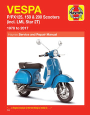 Haynes Vespa P/PX125 150 & 200 Service Manual 1978-on