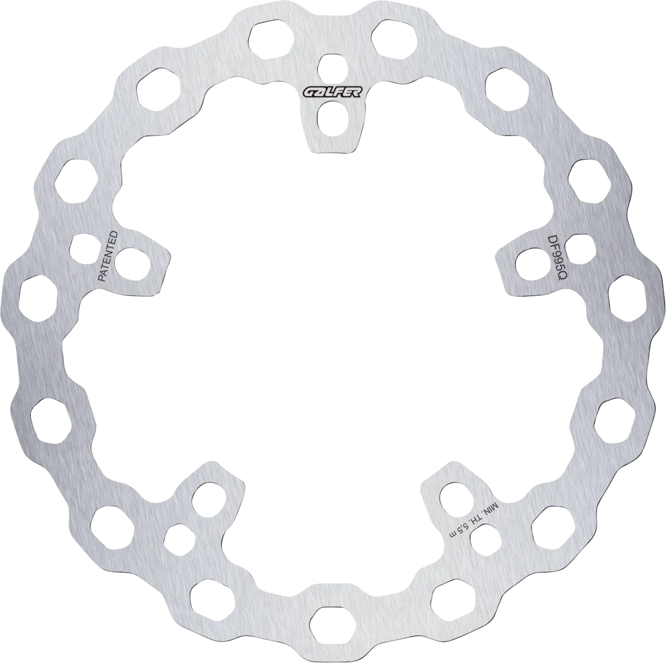 Galfer Cubiq Brake Rotor - High-performance Stainless Steel - Front